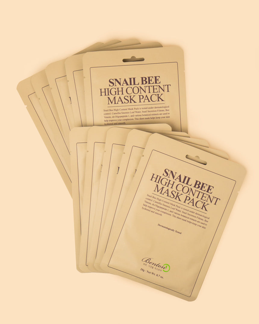Snail Bee High Content Mask Pack (Box of 10)